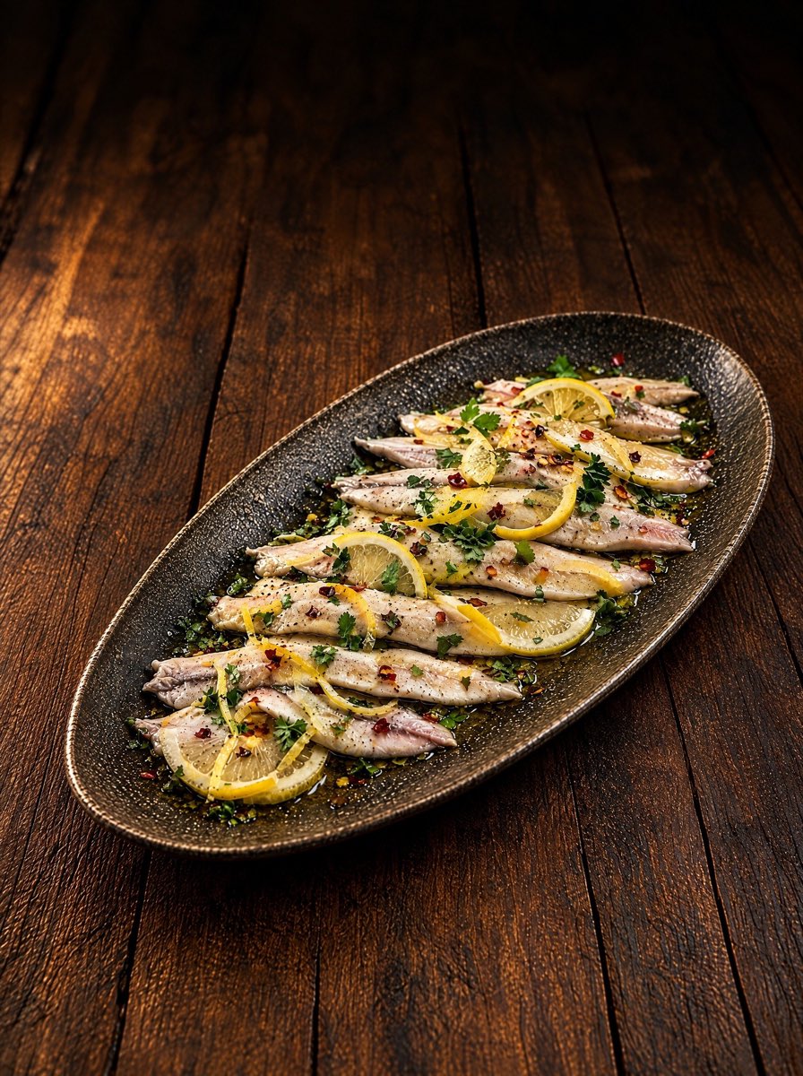 Acciughe al limone
